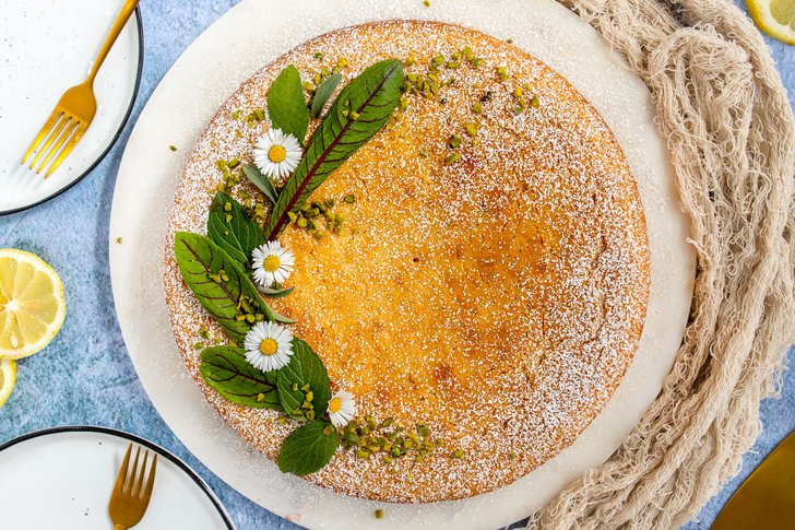 Einfacher veganer Zitronenkuchen ohne Ei