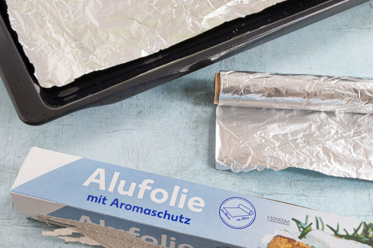 Alufolie statt Backpapier verwenden