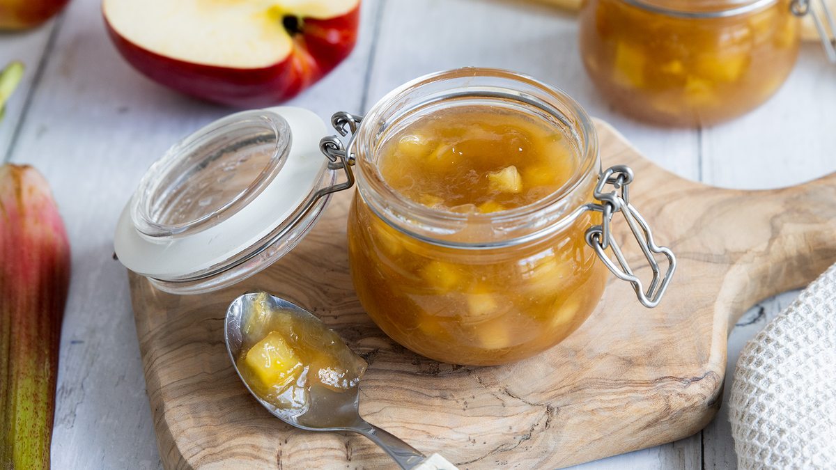 Apfel-Rhabarber-Marmelade | Rezept