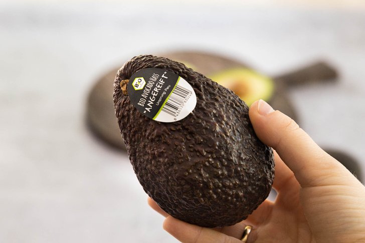 Avocado mit Bio Siegel