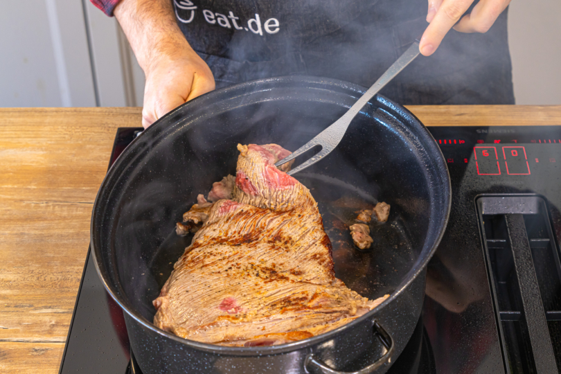 Bürgermeisterstück anbraten