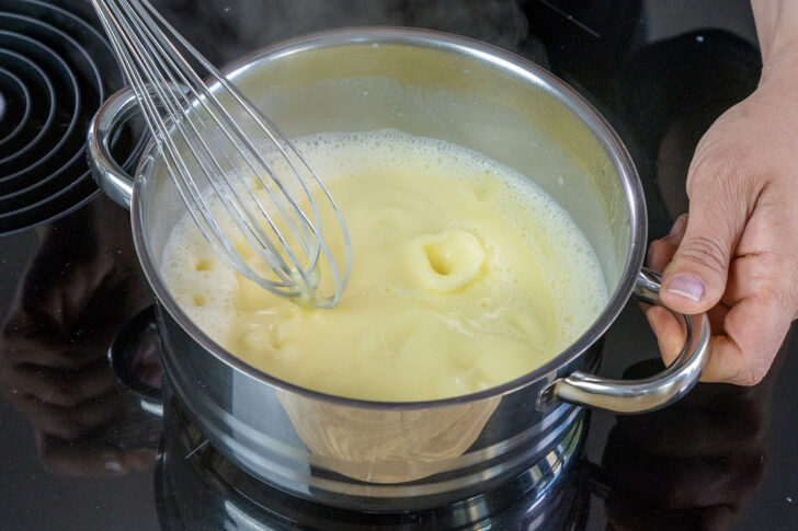 Pudding aufkochen