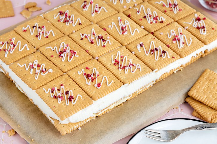 Butterkekskuchen ohne Backen