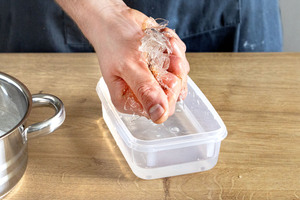 Gelatineblätter ausdrücken