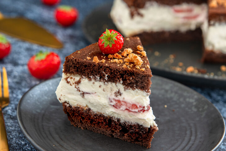 schnelle Erdbeer-Mascarpone-Torte