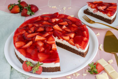 Erdbeerkuchen mit Mascarpone