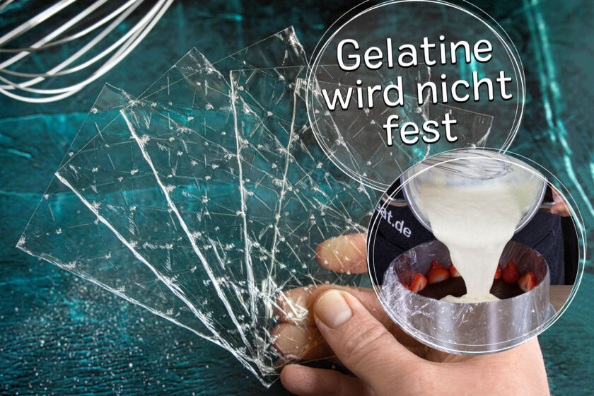 Gelatine wird nicht fest