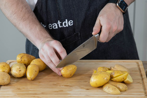 Kartoffeln achteln