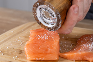 Lachs salzen