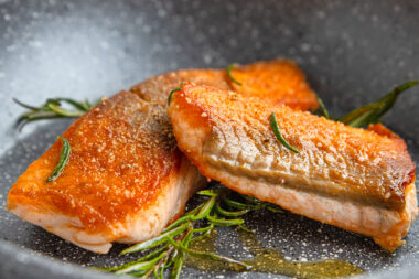 Lachs braten