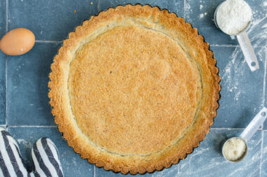 Mürbeteigboden für Obstkuchen
