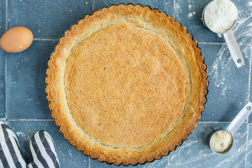Mürbeteigboden für Obstkuchen