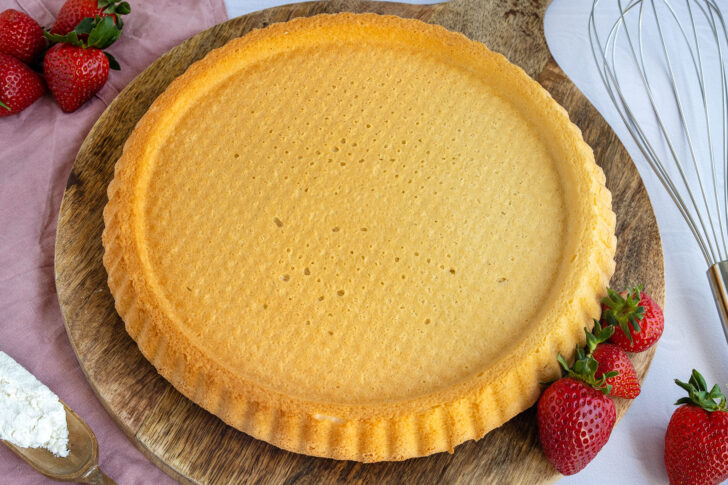 Biskuitboden für Erdbeerkuchen