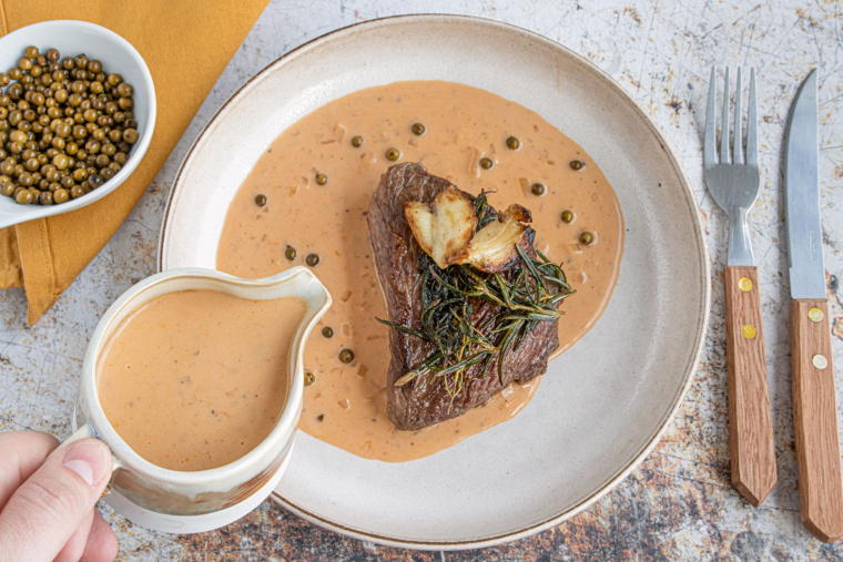 Entrecôte in der Pfanne saftig braten | Rezept