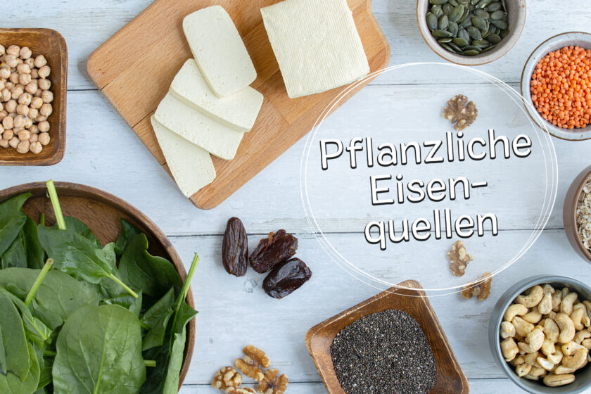 pflanzliche eisenreiche Lebensmittel