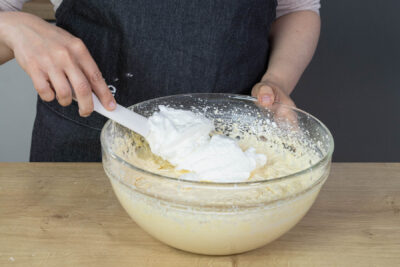 Eischnee unterheben