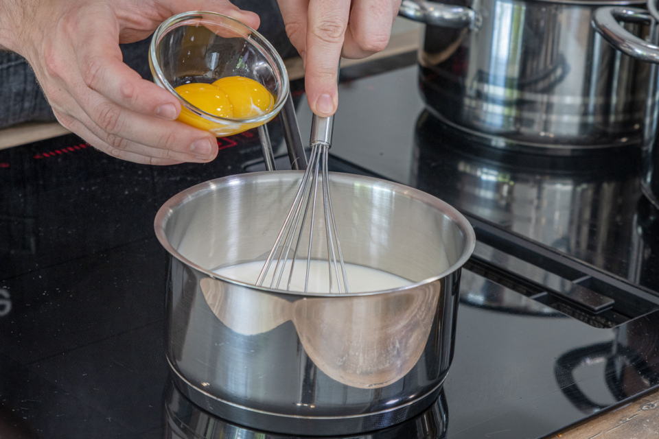 Rhabarberkompott mit Vanillepudding | Rezept