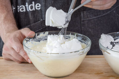 Eischnee unterheben