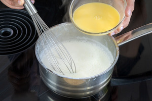 Pudding anrühren