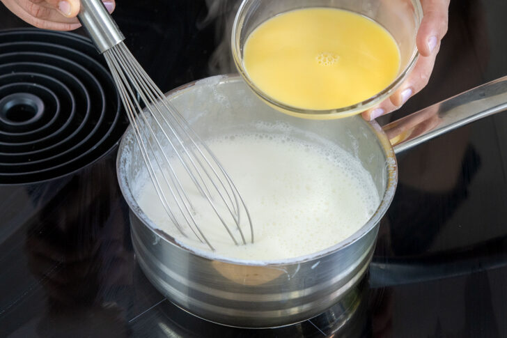 Pudding anrühren