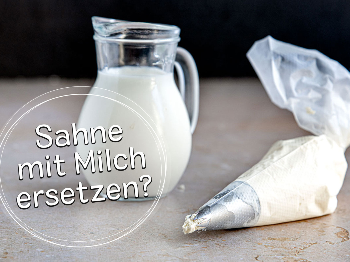 Kann man statt saure Sahne auch Milch nehmen?