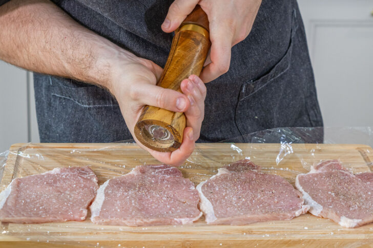 Fleisch salzen