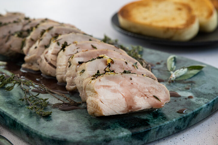 Schweinefilet aus dem Backofen ohne Anbraten