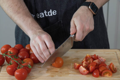 Tomaten vierteln