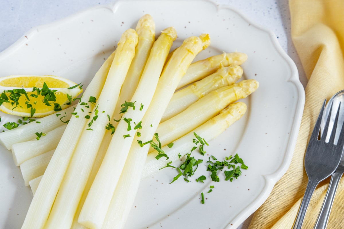 weißer spargel kochen wie lange