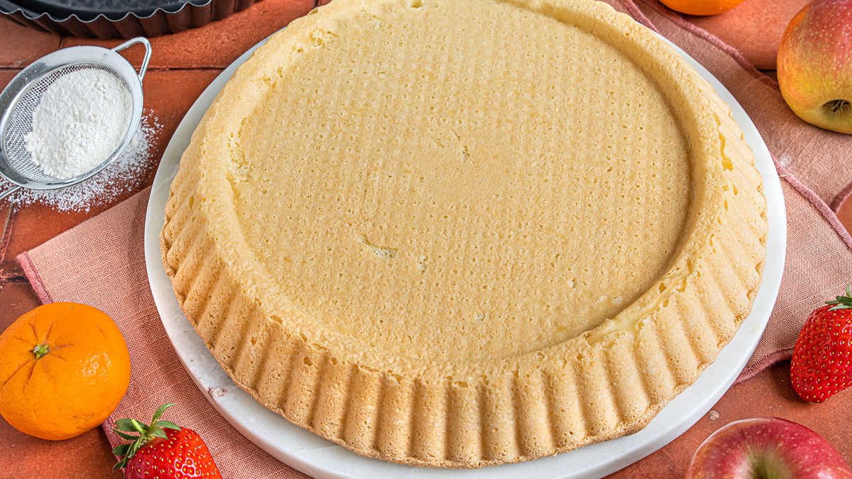 Biskuitboden für Obstkuchen