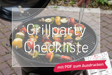 Grillparty Checkliste