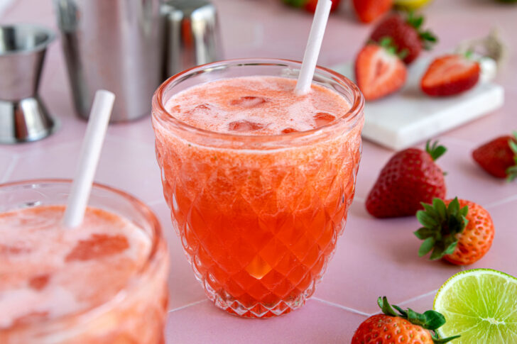 Erdbeer Gin Fizz