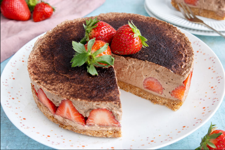 Erdbeer Schoko Mousse-Torte