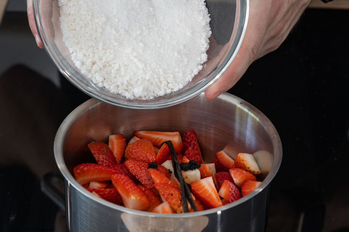 Erdbeermarmelade mit Vanille | Rezept