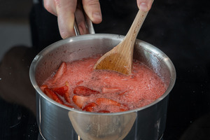 Erdbeeren aufkochen