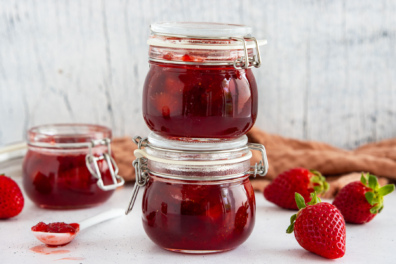 Erdbeermarmelade mit Vanille