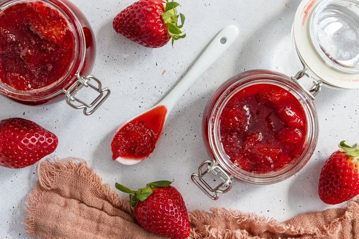 Erdbeermarmelade mit Vanille