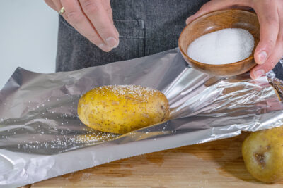 Kartoffeln salzen