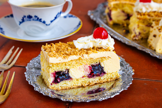 Frankfurter Kranz Schnitten frisch zubereitet