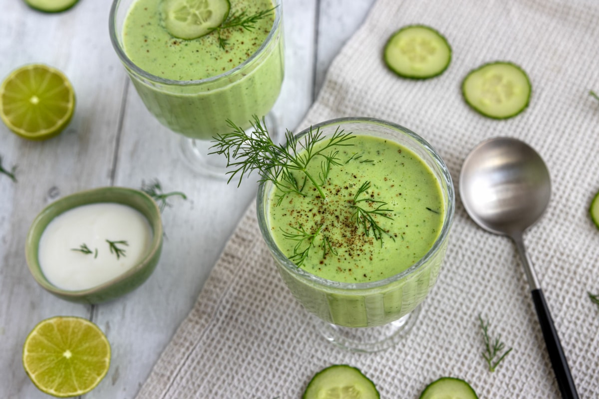 Kalte Gurkensuppe mit Joghurt und Dill | Rezept - eat.de Kalte Gurkensuppe mit Joghurt und Dill | Rezept - eat.de