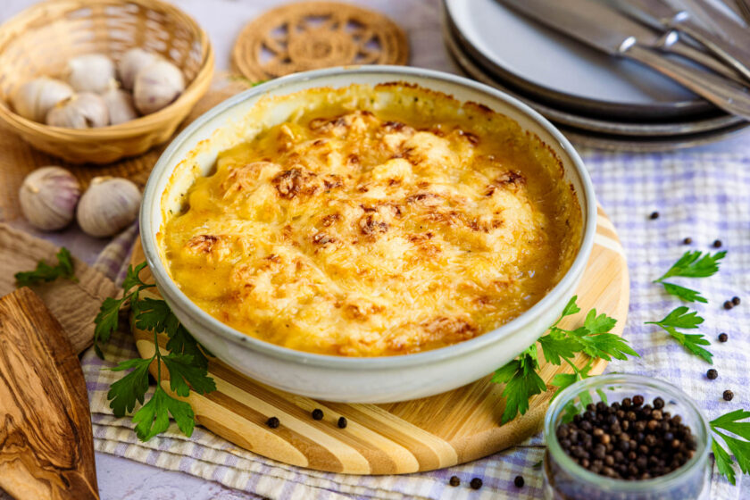Kartoffelgratin ohne Sahne
