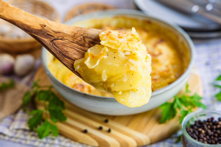 Kartoffelgratin ohne Sahne