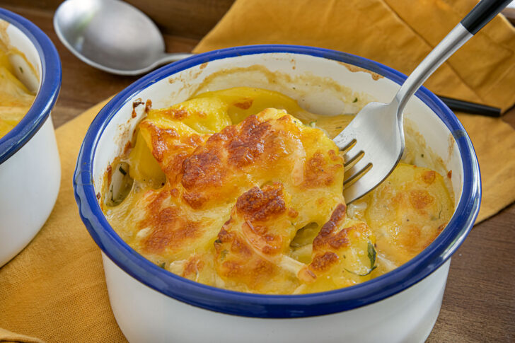 Kartoffelgratin ohne Sahne
