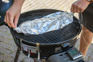 Lachs in Alufolie grillen