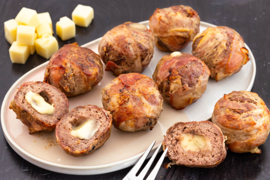 Moink Balls vom Grill