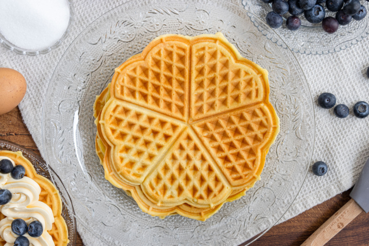 Omas einfacher Waffelteig