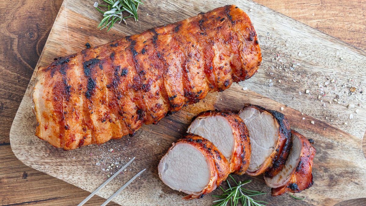 Schweinefilet im Speckmantel grillen | Rezept - eat.de