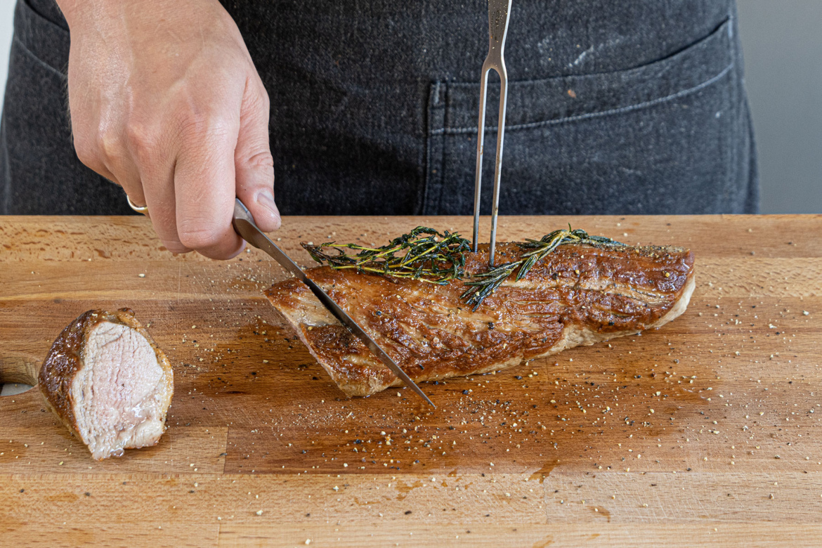 Schweinefilet in der Pfanne braten Rezept