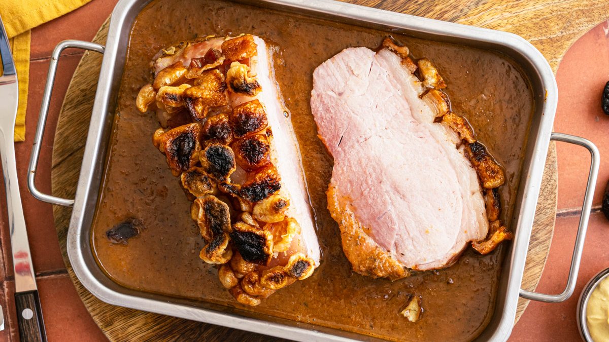 Schweinekrustenbraten im Backofen