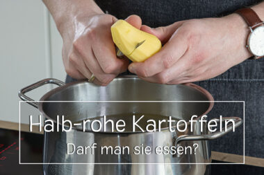 Kartoffeln halb-roh essen - Titel